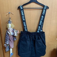 🌈女の子サスペンダー付きズボンの画像