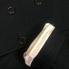 美品　Ray beams 黒 ダブルブレスト ジャケット　コート　Mサイズの画像