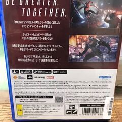 スパイダーマン2　PS5ソフト　マーベル　PS5ソフト買取り強化中　ジャングルジャングル貝塚店　貝塚市　二色浜の画像