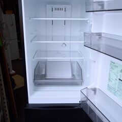 ★東芝/TOSHIBA★2ドアノンフロン冷凍冷蔵庫 153L セミマットブラック GR-U15BS 23年製の画像