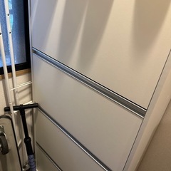 薄型シューズラック　4段