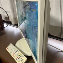 ●19型液晶TV シャープ AQUOS●2018年製　白の画像
