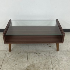 桐生店【現状品】j11-5 ガラステーブル