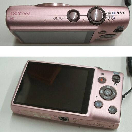 動作未確認 デジタルカメラ キャノン IXY 90F ピンク バッテリー欠品