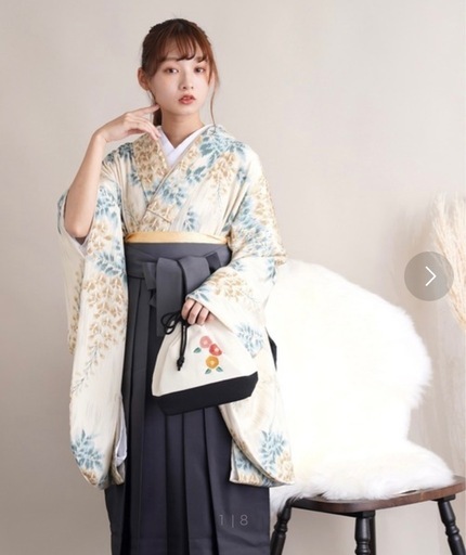 utatane 袴＆2尺袖着物セット