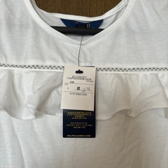 新品・美品♡ ポロラルフローレン L 半袖シャツ フレア 白の画像