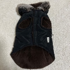 ペット服　【新品】 BUZZOOH ボアジャンバー　黒　S の画像