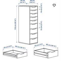 IKEA マルムドレッサー/ALEX セットで！の画像