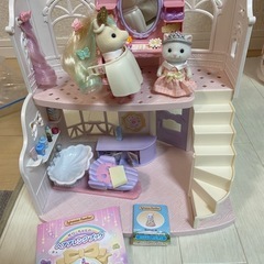 【激安】シルバニアビューティーヘアサロン&りかちゃんハウスの画像