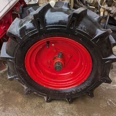 鹿児島発ヤンマー8馬力セル付耕うん機YA80　バッテリー新品の画像