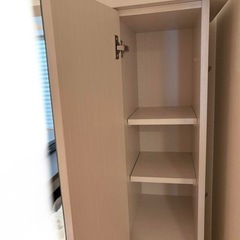 姿見鏡付き ハンガーラック 小物収納の画像