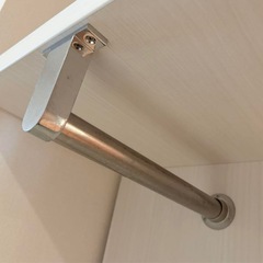 姿見鏡付き ハンガーラック 小物収納の画像