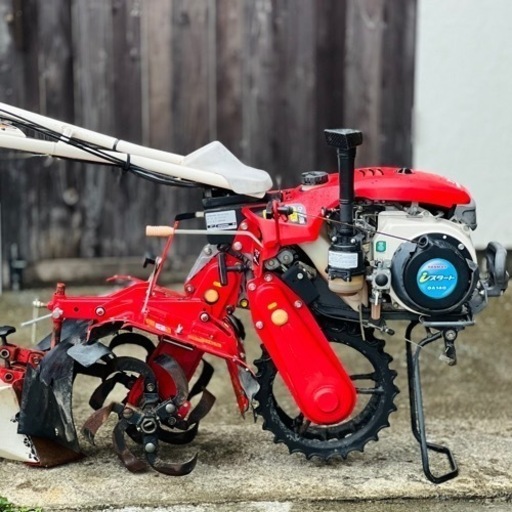 福岡 ヤンマー SK50 管理機 ダブルタイヤ ガソリン リコイル 最大3.5馬力 ロータリー 正転 逆転 耕うん幅 約300mm 耕