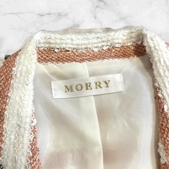 【美品】モエリー❤桃華絵里 ツイードキラキラスーツ　セレモニースーツ　セットアップの画像