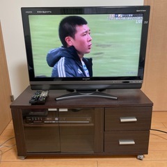 シャープのTV、Blu-rayレコーダー、テレビ台セット