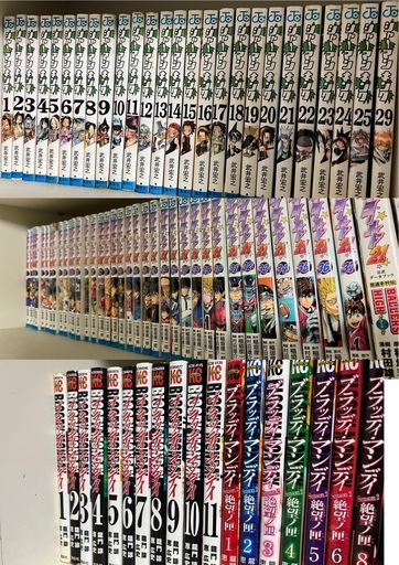 合計340冊！ワンピース NARUTO アイシールド21 シャーマンキング トリコ GANTZ デスノート リボーン　ブラッディマンデ