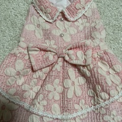 ペット服　ピンクワンピース　Ⓜ️難あり🥹の画像