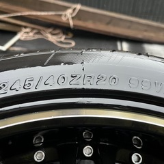 値下げ深リムホイール付きタイヤ 245/40r20の画像