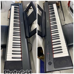 お薦め品‼️ヤマハ電子ピアノ(キーボードタッチ) piaggero NP-32B(ブラック)2019年の画像