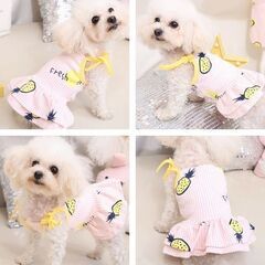 ワンちゃんワンピース/Lサイズ（新品）ピンク/半額以下の画像