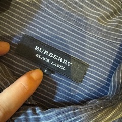 Burberry ブラックレーベル シャツ の画像