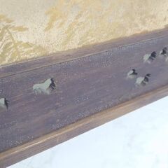 “ついたて”の骨とう品【古民家・隠れ家応援シリーズ】衝立　和風伝統襖画  画衝立　１台限定の画像