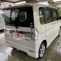 ご成約頂きました！タントカスタム4WD車検令和8年9月まで！左電動スライド青森岩手秋田の画像