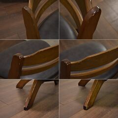 ≪zyt1694ジ≫ [2脚セット] 回転チェア ロータイプ/ミドルタイプ ② 平田椅子製作所製造？ リビングチェア/ダイニングチェア 中古家具/宮城県仙台市 61014-11の画像
