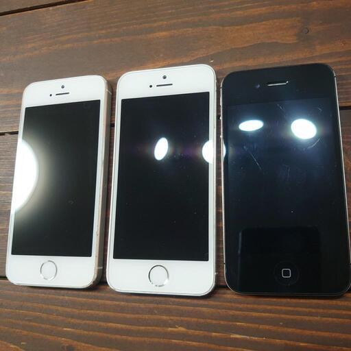 古いiPhone　3台