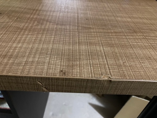 IKEA 木目調テーブル（天板、脚セット） (ルル) 渡辺通のテーブル