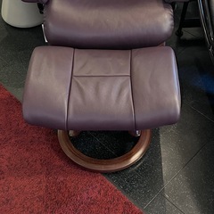 【美品】 エコーネス レノ ストレスレスチェア 本革 リクライニングチェア  2019年製　の画像