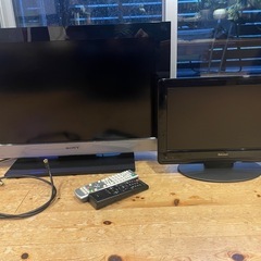 テレビ2台セットサブ寝室小部屋
