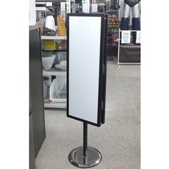 ポールサインスタンド 両面スタンド 高さ125cm ポスター看板 店舗用 ☆ 札幌市 北区 屯田 の画像