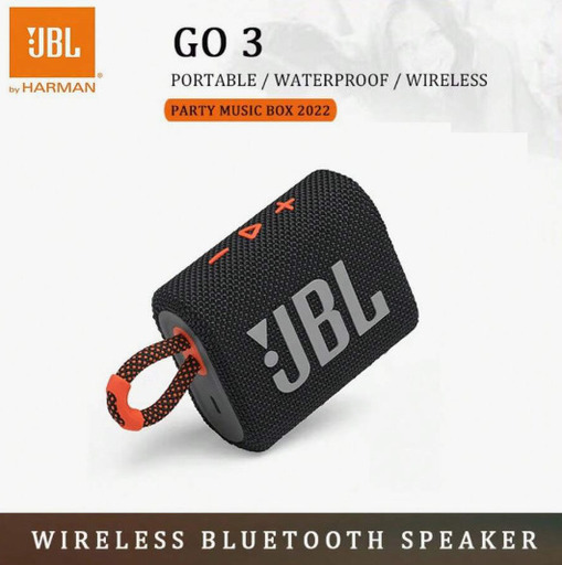[新品] JBL Go 3 ワイヤレススピーカー (BLACK)