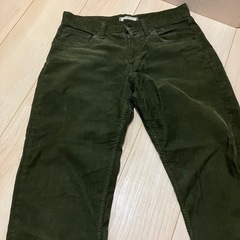  W70 コーデュロイ UNIQLO カジュアルズボン レディースの画像