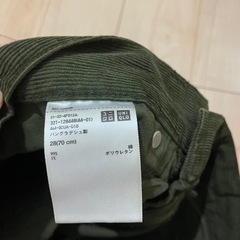  W70 コーデュロイ UNIQLO カジュアルズボン レディースの画像