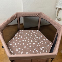 日本育児 洗えてたためるポータブルベビーサークル フォレスト