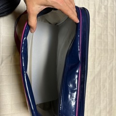 adidas エナメルバッグ　ピンクの画像