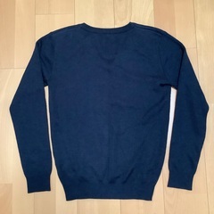 スクールセーター　濃紺の画像