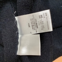 スクールセーター　濃紺の画像