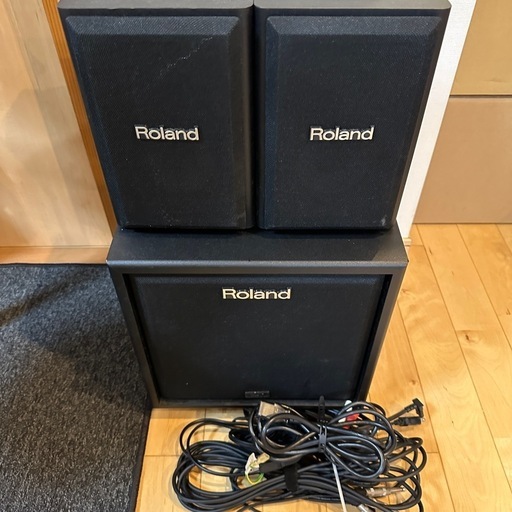 Roland ローランド 電子ドラム V-Drums TD-15KV、キューブモニタースピーカー CM-110 CUBE 2.1ch一式まとめ売り！