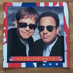 エルトン・ジョン&ビリー・ジョエル『FACE TO FACE 』コンサートパンフ&ビリー・ジョエル『THE VIDEO ALBUM vol.2』レーザーディスクの画像