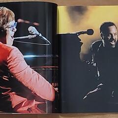 エルトン・ジョン&ビリー・ジョエル『FACE TO FACE 』コンサートパンフ&ビリー・ジョエル『THE VIDEO ALBUM vol.2』レーザーディスクの画像
