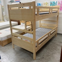 【愛品館 江戸川店 】木製 2段ベッドの画像