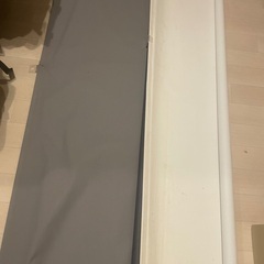 IKEAホワイト、グレー　ロールカーテン3セットの画像