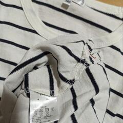 US POLO ASSN  キッズ　ボーダー　Tシャツの画像
