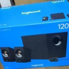 【中古】Logicool Z533 スピーカー 2.1ch ウーファー【ジャンク】片方スピーカー音出ないの画像