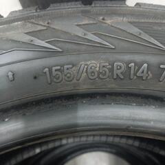 スタッドレスタイヤ溝あり　155/65R14　4本の画像