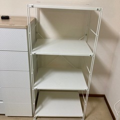 スチールユニットシェルフ・スチール棚(無印良品)
