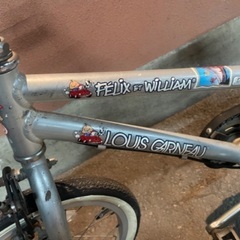 ルイガノ子供用自転車16インチシルバーの画像